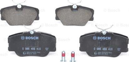 BOSCH 0 986 469 410 - Гальмівні колодки, дискові гальма autozip.com.ua