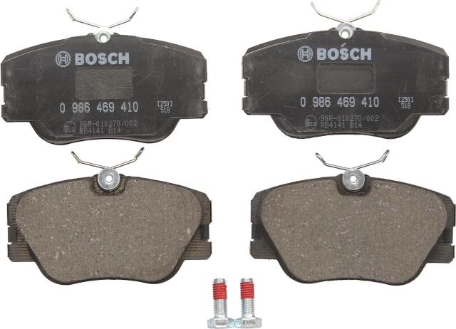 BOSCH 0 986 469 410 - Гальмівні колодки, дискові гальма autozip.com.ua