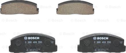 BOSCH 0 986 469 550 - Гальмівні колодки, дискові гальма autozip.com.ua