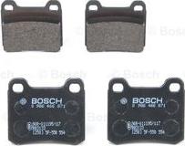BOSCH 0 986 466 871 - Колодка торм. диск. MB 190 W201. C-CLASS W202 задн. пр-во Bosch autozip.com.ua