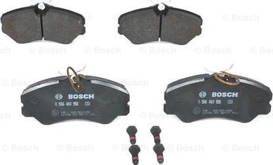 BOSCH 0 986 460 998 - Гальмівні колодки, дискові гальма autozip.com.ua