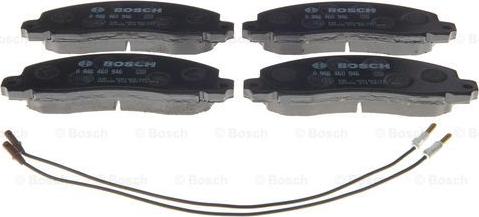 BOSCH 0 986 460 946 - Гальмівні колодки, дискові гальма autozip.com.ua