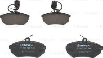 BOSCH 0 986 460 948 - Гальмівні колодки, дискові гальма autozip.com.ua