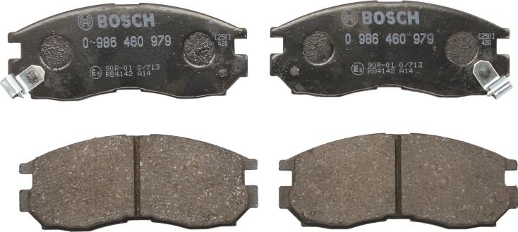 BOSCH 0 986 460 979 - Гальмівні колодки, дискові гальма autozip.com.ua