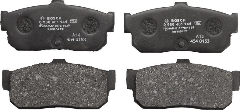BOSCH 0 986 461 144 - Гальмівні колодки, дискові гальма autozip.com.ua