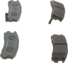 BOSCH 0 986 461 145 - Гальмівні колодки, дискові гальма autozip.com.ua