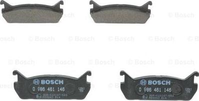 BOSCH 0 986 461 146 - Гальмівні колодки, дискові гальма autozip.com.ua