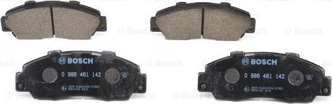 BOSCH 0 986 461 142 - Колодка торм. диск. HONDA ACCORD передн. пр-во Bosch autozip.com.ua