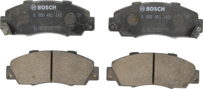 BOSCH 0 986 461 142 - Гальмівні колодки, дискові гальма autozip.com.ua