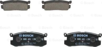 BOSCH 0 986 461 138 - Гальмівні колодки, дискові гальма autozip.com.ua