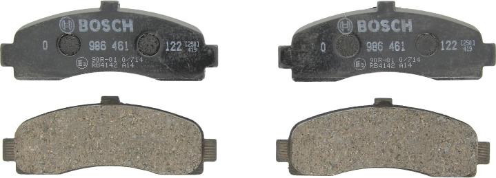 BOSCH 0 986 461 122 - Гальмівні колодки, дискові гальма autozip.com.ua