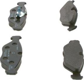 BOSCH 0 986 461 766 - Гальмівні колодки, дискові гальма autozip.com.ua