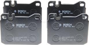 BOSCH 0 986 462 803 - Гальмівні колодки, дискові гальма autozip.com.ua