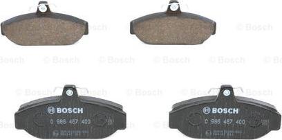 BOSCH 0 986 467 400 - Гальмівні колодки, дискові гальма autozip.com.ua