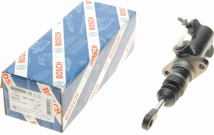 BOSCH 0 986 486 006 - Головний циліндр, система зчеплення autozip.com.ua