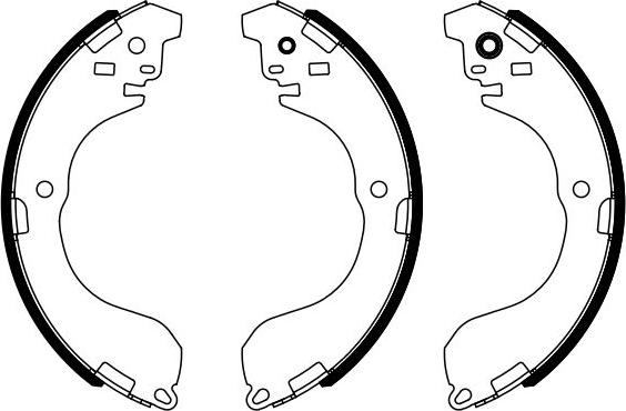 BOSCH 0 986 487 962 - Комплект гальм, барабанний механізм autozip.com.ua