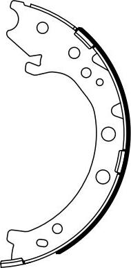 BOSCH 0 986 487 967 - Комплект гальм, ручник, парковка autozip.com.ua