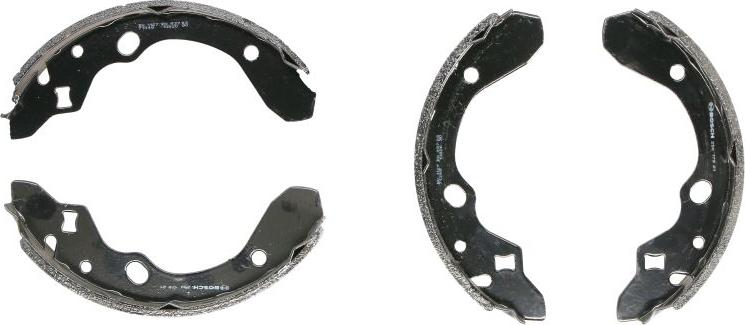 BOSCH 0 986 487 417 - Комплект гальм, барабанний механізм autozip.com.ua