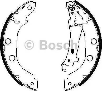 BOSCH 0 986 487 569 - Гальмівні колодки, дискові гальма autozip.com.ua