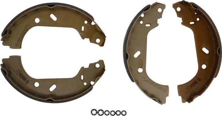 BOSCH 0 986 487 835 - Комплект гальм, барабанний механізм autozip.com.ua