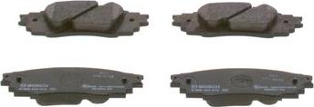 BOSCH 0 986 424 912 - Гальмівні колодки, дискові гальма autozip.com.ua