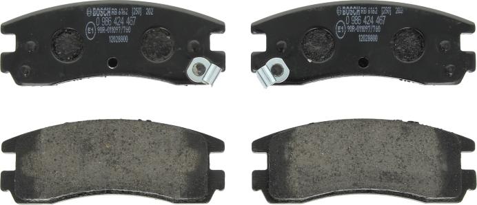 BOSCH 0 986 424 467 - Гальмівні колодки, дискові гальма autozip.com.ua