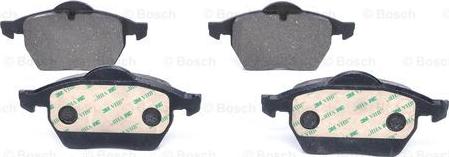 BOSCH 0 986 424 481 - Гальмівні колодки, дискові гальма autozip.com.ua