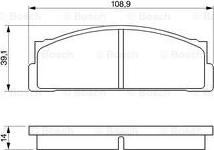 BOSCH 0 986 424 420 - Гальмівні колодки, дискові гальма autozip.com.ua