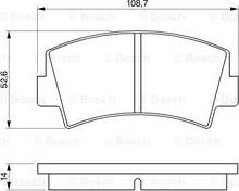 BOSCH 0 986 424 421 - Гальмівні колодки, дискові гальма autozip.com.ua