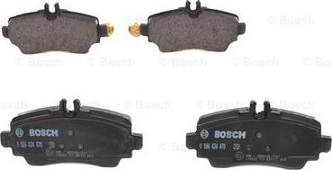 BOSCH 0 986 424 470 - Гальмівні колодки, дискові гальма autozip.com.ua