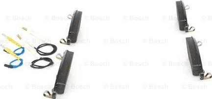 BOSCH 0 986 424 598 - Гальмівні колодки, дискові гальма autozip.com.ua