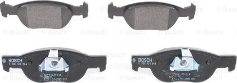 BOSCH 0 986 424 544 - Гальмівні колодки, дискові гальма autozip.com.ua