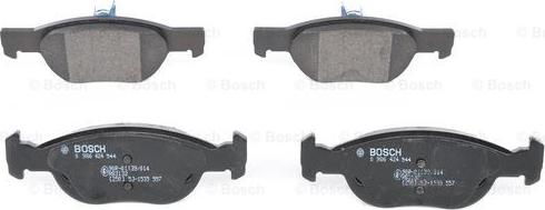 BOSCH 0 986 424 544 - Гальмівні колодки, дискові гальма autozip.com.ua