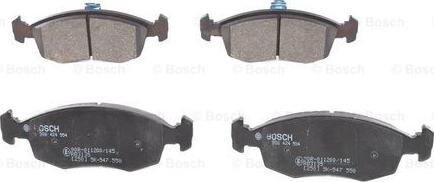 BOSCH 0 986 424 554 - Гальмівні колодки, дискові гальма autozip.com.ua