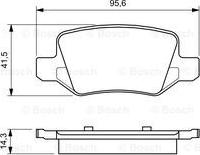 BOSCH 0 986 424 522 - Гальмівні колодки, дискові гальма autozip.com.ua