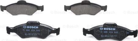 BOSCH 0 986 424 645 - Гальмівні колодки, дискові гальма autozip.com.ua