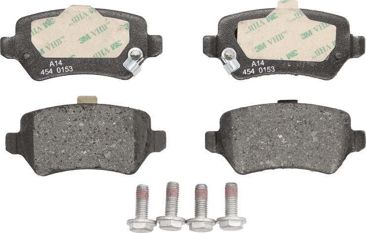 BOSCH 0 986 424 646 - Гальмівні колодки, дискові гальма autozip.com.ua