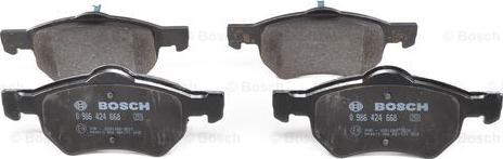 BOSCH 0 986 424 668 - Колодка гальм. диск. CHRYSLER. DODGE передн. вир-во Bosch autozip.com.ua