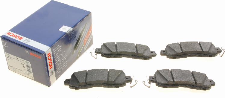 BOSCH 0 986 424 638 - Гальмівні колодки, дискові гальма autozip.com.ua