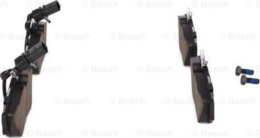 BOSCH 0 986 424 672 - Гальмівні колодки, дискові гальма autozip.com.ua