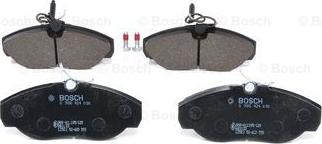 BOSCH 0 986 424 030 - Гальмівні колодки, дискові гальма autozip.com.ua