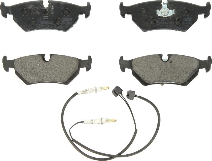 BOSCH 0 986 424 027 - Гальмівні колодки, дискові гальма autozip.com.ua