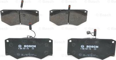 BOSCH 0 986 424 176 - Гальмівні колодки, дискові гальма autozip.com.ua