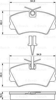 BOSCH 0 986 424 173 - Гальмівні колодки, дискові гальма autozip.com.ua