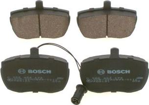 BOSCH 0 986 424 172 - Гальмівні колодки, дискові гальма autozip.com.ua