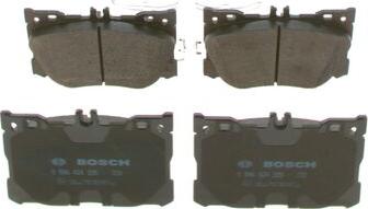 BOSCH 0 986 424 335 - Гальмівні колодки, дискові гальма autozip.com.ua