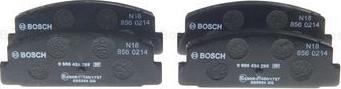 BOSCH 0 986 424 295 - Гальмівні колодки, дискові гальма autozip.com.ua