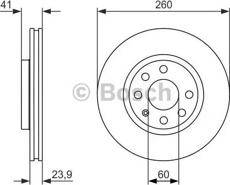 BOSCH 0 986 479 902 - Гальмівний диск autozip.com.ua