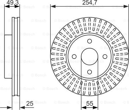 Delphi BG3781 - Гальмівний диск autozip.com.ua