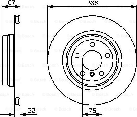 BOSCH 0 986 479 439 - Гальмівний диск autozip.com.ua
